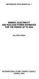 Energy,Electricity and Nuclear Power Estimates for the Period up to 2020