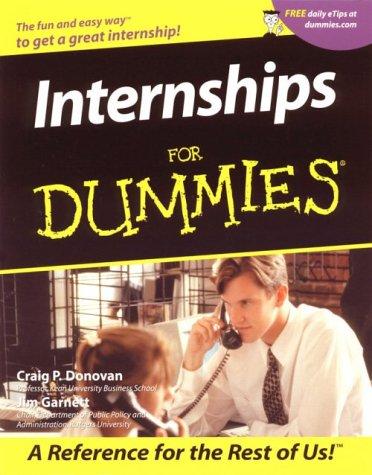 Internships for dummies