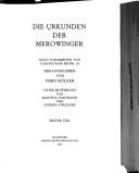 Die Urkunden der Merowinger