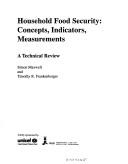 Household food security: Concepts, indicators, measurements