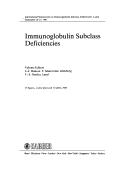 Immunoglobulin Subclass Deficiencies (Monographs in Allergy)