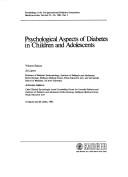Psychological aspects of diabetes in children and adolescents