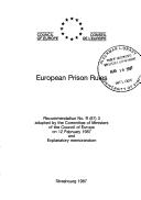 European prison rules