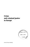 Crime and criminal justice in Europe