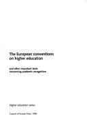 The European conventions on higher education