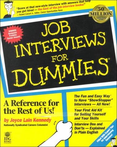 Job Hunting for Dummies / Job Interviews for Dummies