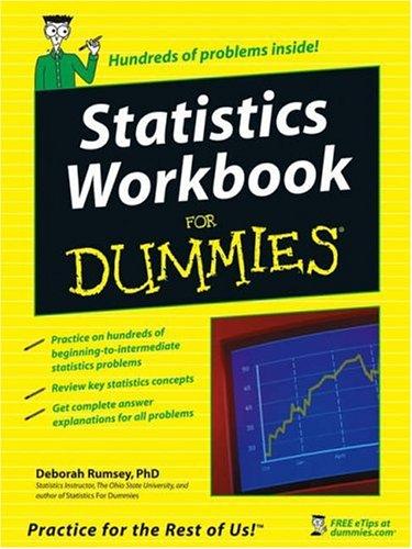 Statistics workbook for dummies