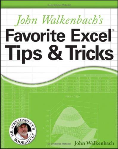 John Walkenbach's favorite Excel tips and tricks