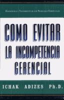 Como Evitar La Incompetencia Gerencial