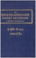 An English-Sinhalese dictionary