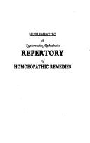 A Systematic Alphabetic Repertory of Homoeopathy Remedies ; By Dr. C. Von Bonninghausen, Part First