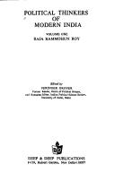 Raja Rammohan Roy (Political Thinkers of Modern India, 1)