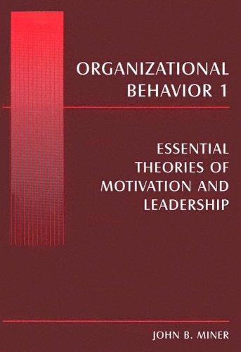 Organizational Behavior I