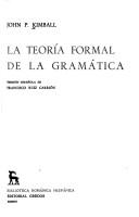 La teoría formal de la gramática