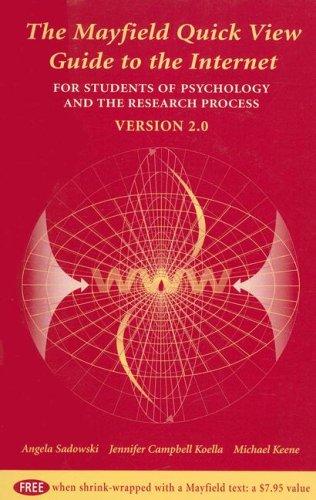 Quick View Guide to the Internet for Students of Psychology and the Research Process, Version 2.0