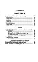 Federal Reserve's second monetary policy report for 1996