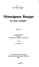 Monseigneur Bourget et son temps