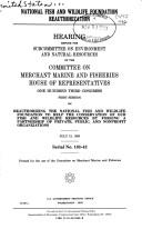 National Fish and Wildlife Foundation reauthorization