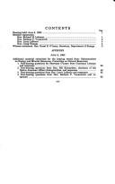 Department of energy budget and reorganization