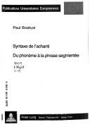 Syntaxe de l'achanti