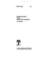 Multigrid solution of the steady Euler equations