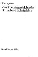Zur Theoriegeschichte der Betriebswirtschaftslehre