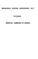 Predicate agreement in Russian
