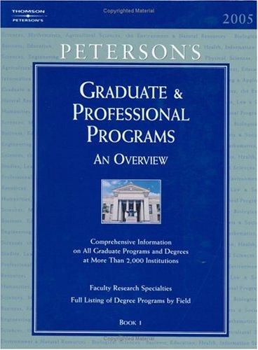 Grad Gdes Book 1:Grad/Prof Prg Orvw 2005