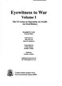 Eyewitness to war