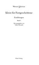 Kleist für Fortgeschrittene