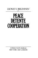Peace, detente, cooperation
