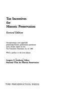 Tax incentives for historic preservation