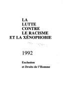 La lutte contre le racisme et la xénophobie 1992