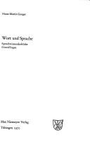 Wort und Sprache