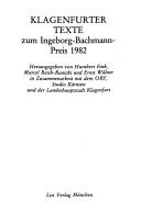KLAGENFURTER-TEXTE ZUM INGEBORG-BACHMANN-PREIS 1982