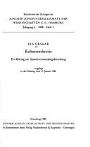 Kulturemtheorie