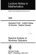 Spectral analysis of nonlinear operators