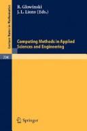 Computing methods in applied sciences and engineering