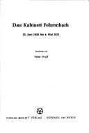 Das Kabinett Fehrenbach 25. Juni 1920 bis 4. Mai 1921