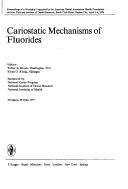 Cariostatic mechanisms of fluorides