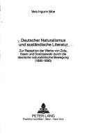 Deutscher Naturalismus und ausländische Literatur