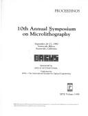 10th annual Symposium on Microlithography