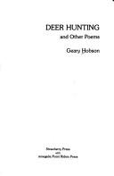 Deer hunting and other poems