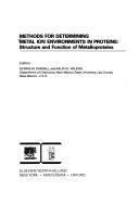 Methods for determining metal ion environments in proteins