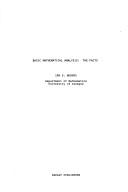 Basic mathematical analysis