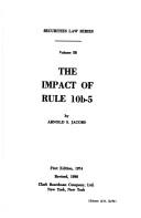 The impact of Rule 10b-5