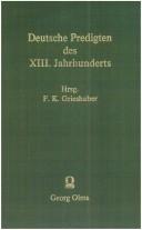 Deutsche Predigten des XIII. [i.e. dreizehnten] Jahrhunderts