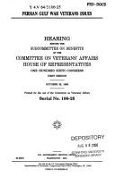 Persian Gulf War veterans issues