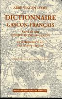 Dictionnaire gascon-français (Landes) de l'abbé Vincent Foix