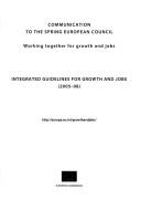 Working together for growth and jobs